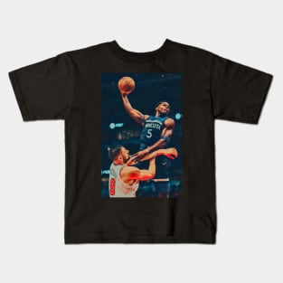 Anthony Edwards Dunk HD Kids T-Shirt